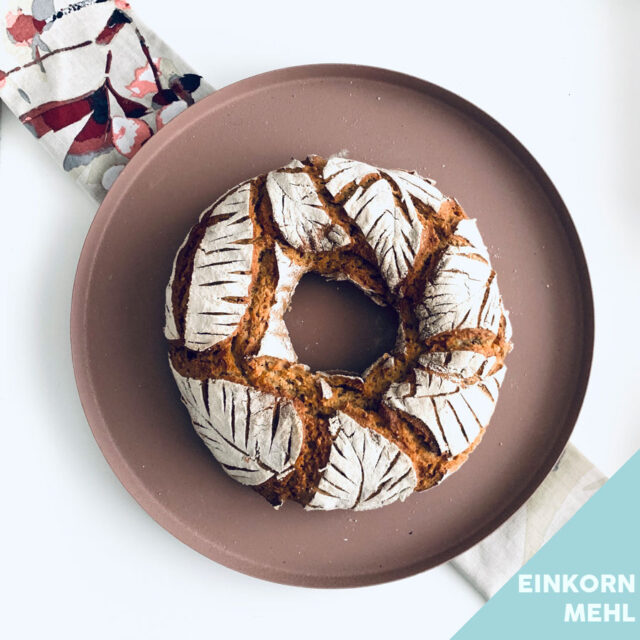 Einkornflocken-Sauerteigbrot