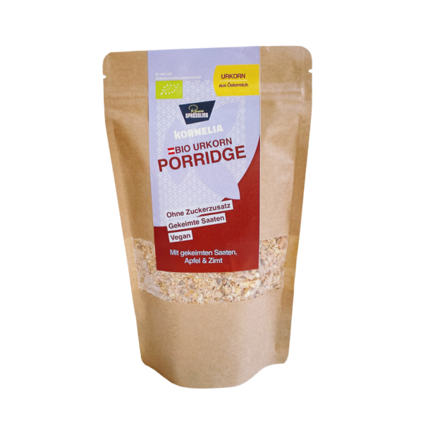 Bio Urkorn Porridge Apfe-Zimt