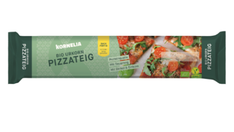 Bio Urkorn Pizzateig, gerollt