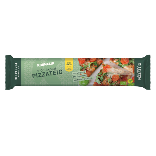 Bio Urkorn Pizzateig, gerollt