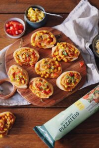 Pizzaschnecken Mais