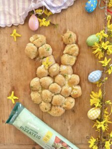 Hasen Pizza mit Bio Urkorn Pizzateig