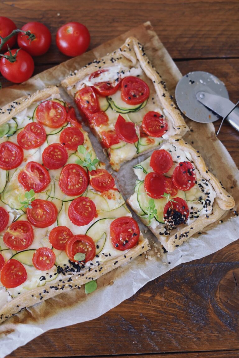Tomaten Zucchini Tarte